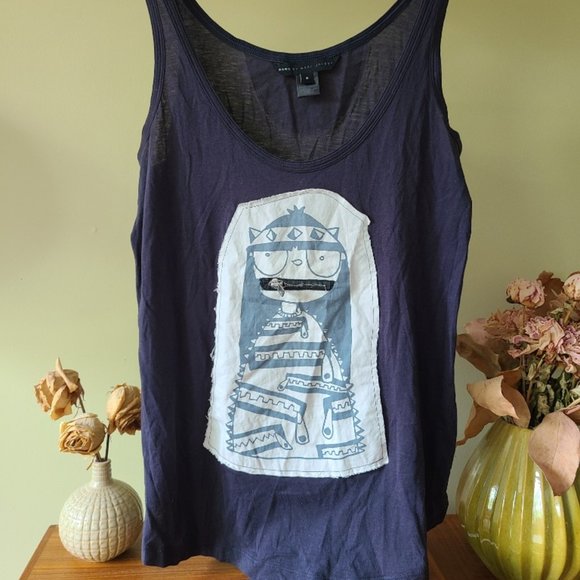 MBMJ Graphic Zipper-Mouth Tank - Picture 1 of 5